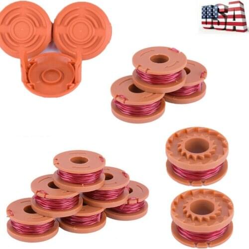 Rope Grass String Trimmer Spool Set Wire Line Parts Strong Toughness Cap Cover Replacement Coil Outdoor For WORX WA0010