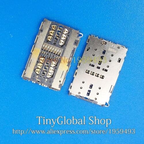 Coopart new Sim Card Reader Connector Holder Socket slot replacement for ZTE blade A2 v7 lite V7LITE top quality