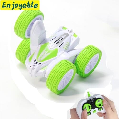 4WD RC Car 360 Degree Rotating Flip 2.4G Radio Remote Control Car 1:16 Double Side Stunt Car Vehicle Toys For Adult Children Boy