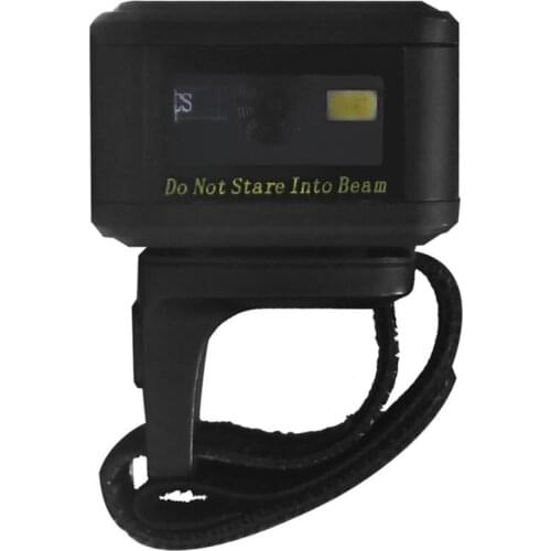 Portable Bluetooth Ring 2D Scanner Barcode Reader For Android Windows HID QR SPP Mode Code 2D Wireless Sr with CMOS Video HS-S03