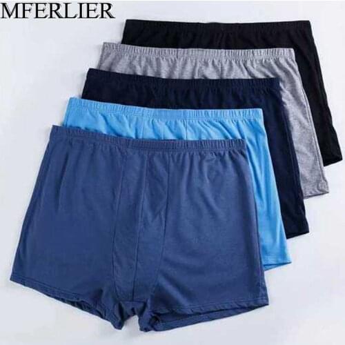 Plus size boxer men underwear cotton 5XL 6XL 7XL 8XL waist 130cm mens underwear boxers