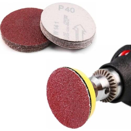 2 inch 50 mm P40-P2000 sander disc sanding and polishing pad sandpaper 10 pieces