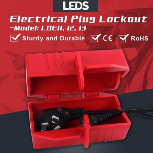 Plug Lockout Household Appliance Power Plug Lock Box Washing Machine Washer TV Air Conditioning Industrial Electrical Plug Lock