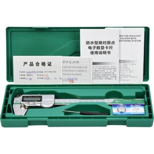 0-200mm Waterproof digital caliper High precision stainless steel vernier caliper