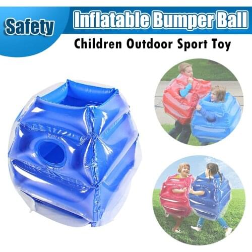 2PCS Bumper Bubbles Ball PVC Outdoor Sports Equipment Inflatable Children Toys Interesting Exercise Fitness Zorb Bumper Balls