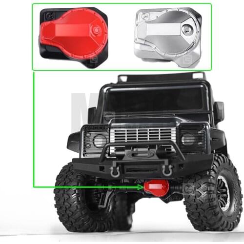 2pcs Axis Shaft Metal Cover For 1/10 Rc Crawler Car Traxxas Trx4 Defender Bronco Tactical Unit Original Part #8280