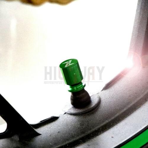 Motorcycle CNC Aluminum Accessorie Wheel Tire Valve Stem Caps Airtight Covers For KAWASAKI Z400 Z650 Z800 Z900 Z1000
