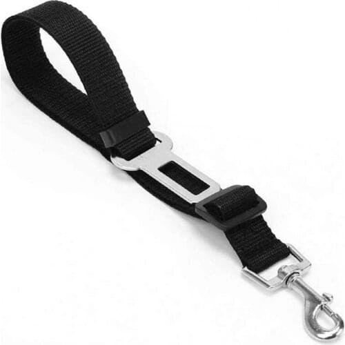 Car special nylon webbing traction rope pet car safety dog supplies puppy accessories dog collar designer