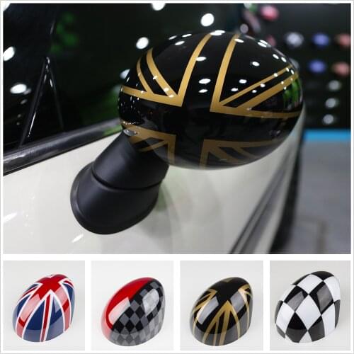 Side Wing Mirror Cover Cap Trim 2pcs for Mini Cooper F Series F54 Clubman F55 F56 Hatchback F57 Covertible F60 Countryman LHD