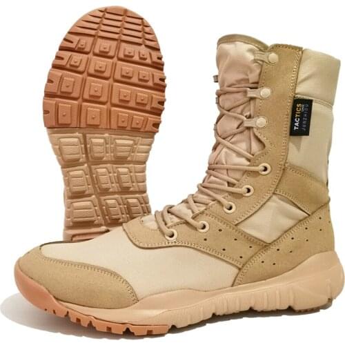 High Quality Special Force Tactical Boots Desert Combat Men Boots Outdoor Hiking Boots Lightweight Military Boots Large Size 49