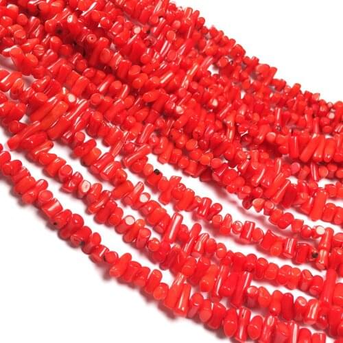 Natural Stone coral beads Column shape loose beads isolation bead for Jewelry Making DIY for bracelet necklace Accessories