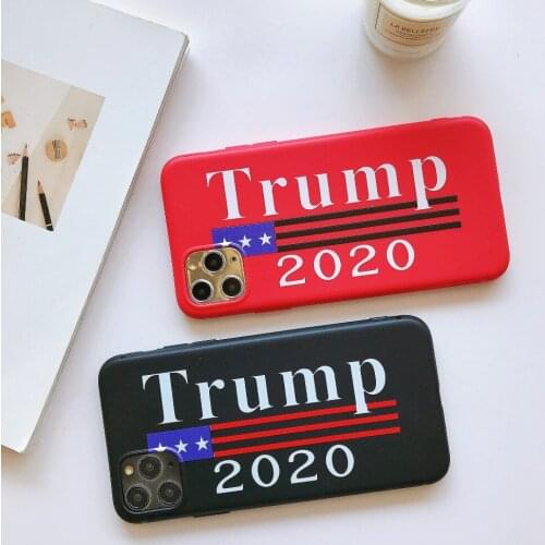 America president Trump 2020 Phone Case For iPhone 11 Pro Max SE 7 8 Plus Soft Silicone Protect Cover for iPhone X XS XR Coque
