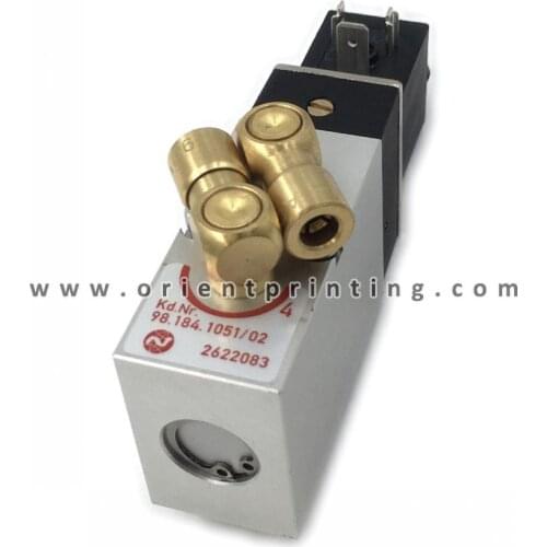 98.184.1051 Solenoid Valve For Heidelberg Printing Machine SM102 CX102 CD74