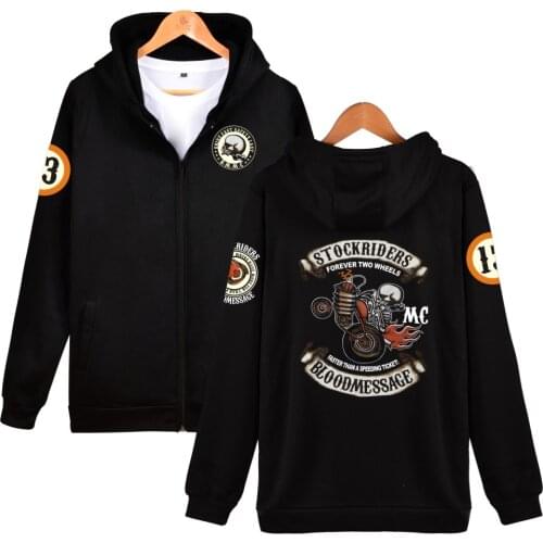 West Coast Punk Skull Locomotive Zipper Hoodies Men/Women Casual Harajuku Hoodie Sweatshirt Hip Hop Fashion Brand Jacket Clothes