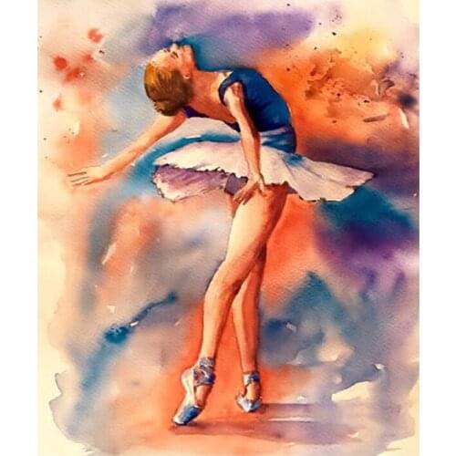 GELANYOUPIN 5D Diy Diamond Painting Beautiful Dance Girl Diamond Embroidery Cross Stich Set Diamond Mosaic Home Decor