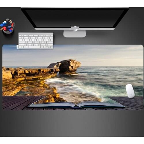 Seaside Mountain Art Mouse Pad High Quality Rubber Mousepad PC Computer Gaming Big Mouse Of Mat Best Selling Hot Mouse Pad Gifts