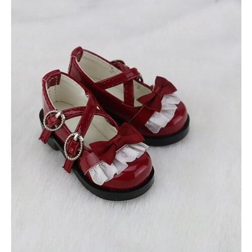 6CM 1/4 Bjd Leather Shoes For SD Doll Accessories