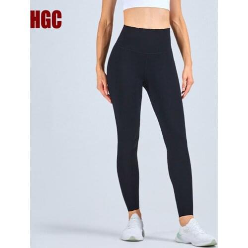 Yoga Pants Leggings Sport Women Naked-feel High Waist Running Squat Proof Fitness Elastic Activewear GYM Tights Workout Bottoms