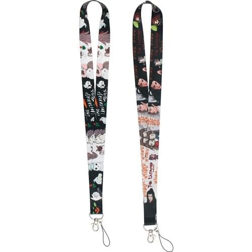 MD467 DMLSKY TV Show keychains for women Lanyard for key badge ID Mobile Phone Rope Lanyards Neck Straps Accessories