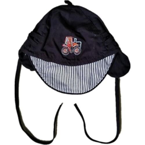 Cartoon Transportation yellow tractor Hat Knitting Cotton Beanies Caps Plush Winter Warm Cute racing red car Baby Kid sunhat Hat