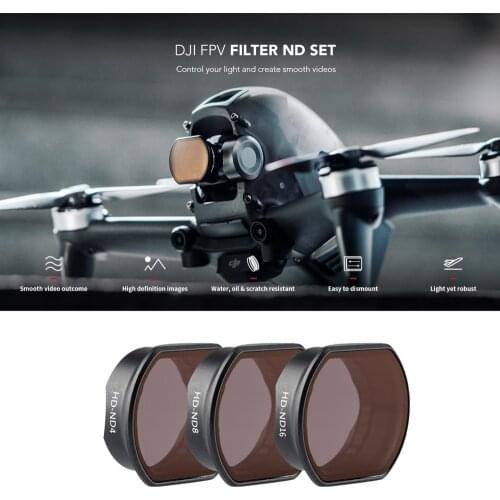 PGYTECH DJI FPV Combo Accessories ND Filters Set ND 4 ND8 ND16 Camera Lens Filters for DJI FPV Filter Camera Accessories