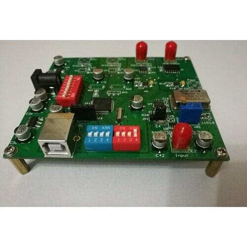 PLL Audio Clock Multi channel high-precision high frequency clock Serial port setup HIFI audio signal source