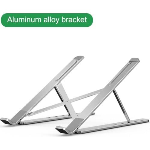 Portable Folding Aluminum Adjustable Notebook Stand Foldable Laptop Stand Holder DQ-Drop