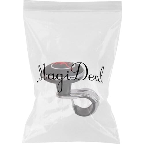 Rubber Power Knob Steering Wheel Knob Grip Black Hand Aid Car