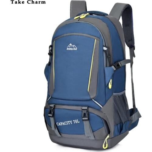 40L Backbag Men Women Outdoor Leisure Large Capacity Travel Back Pack Male Camping Luggage Rucksack Teenager Sport Student Bag