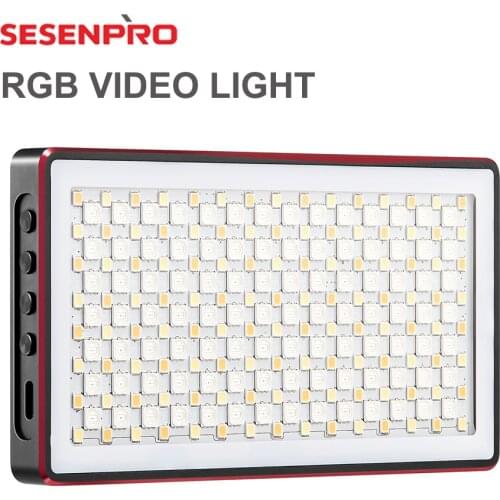 Sesenpro SL218W RGB Video Light 2500-8500k Full Color LED Lighting Waterproof IP67 Fill Light Lamp for Phone Camera Shooting