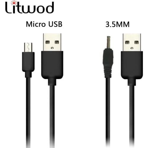 Z20 Universal USB DC3.5 Charger charging Cable wire for rechargeable headlamp rechargeable flashlight torch lighting accessories