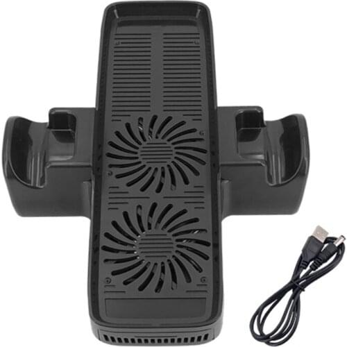 High Quality 3 In 1 Cooling Dock Station Bottom Stand Fan Cooler For X box 360 Slim Console Free Shipping N7MC