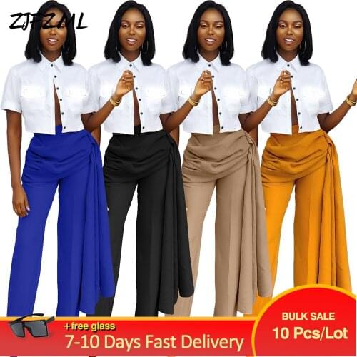 Женские прямые брюки ZJFZML ZZ China At AliExpress