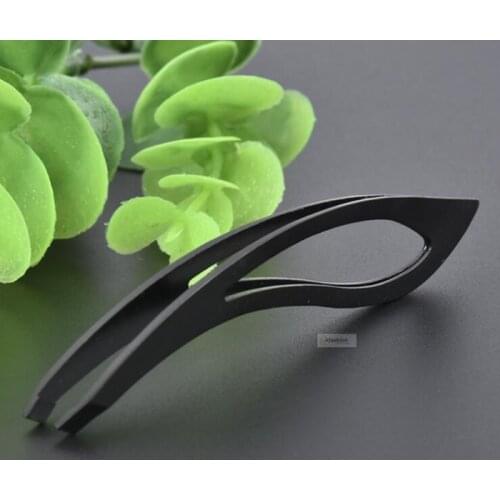 1pc steel Leaves style eyebrow tweezers eye curlers make up Anti-static tight extension curvex styling tools