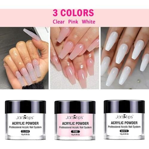 Acrylic Powder Acrylic Nail Colours with Brush Powder Nails Art Starter Set Finger Nail Polish Nude Nail Polish Gel Nail Pretty