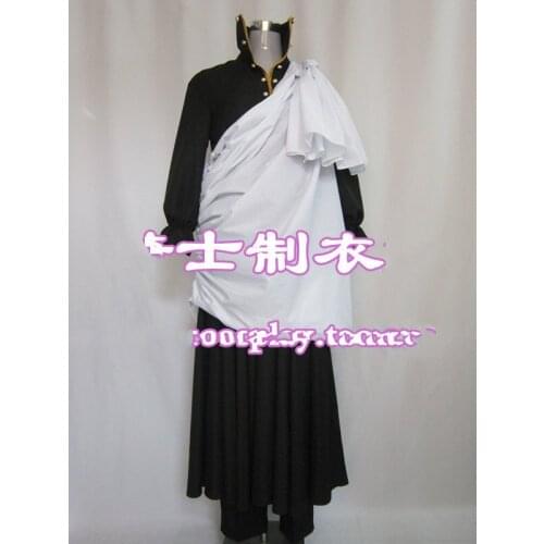 Amine Fairy Tail Zeref Dragneel Cosplay Costume Cartoon Anime Cosplay Halloween Party Zeref Dragneel Cosplay Customized