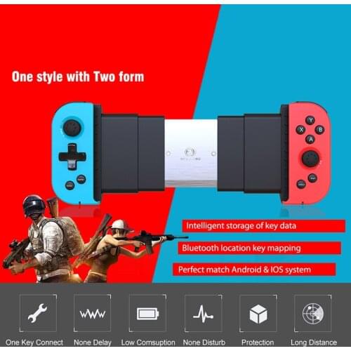 Wireless Telescopic Bluetooth Game Controller Wireless Gamepad Joystick For Android IOS Phone With USB Cable