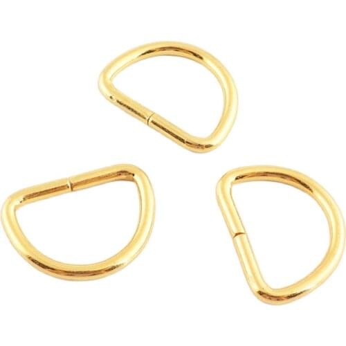 D Ring 19mm(3/4inch) for Pet necklace Webbing Strap Leather Craft Bag Sewing DIY parts accessory Metal connect buckle Handmade