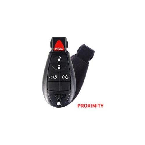 Keyless-Go Remote Key 4+1 Button ASK433.92MHz For Chyrsler/Dodge/Jeep PCF7953A ID46 Chip FCC ID: IYZ-C01C CY24 blade