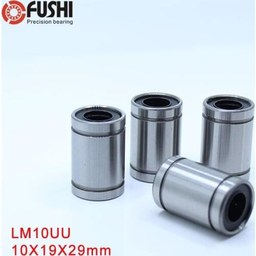 LM10UU Ball Bearing Bushing 10*19*29 mm ( 10PCS ) Linear Motion Bearings LM10 UU 3D PRINT