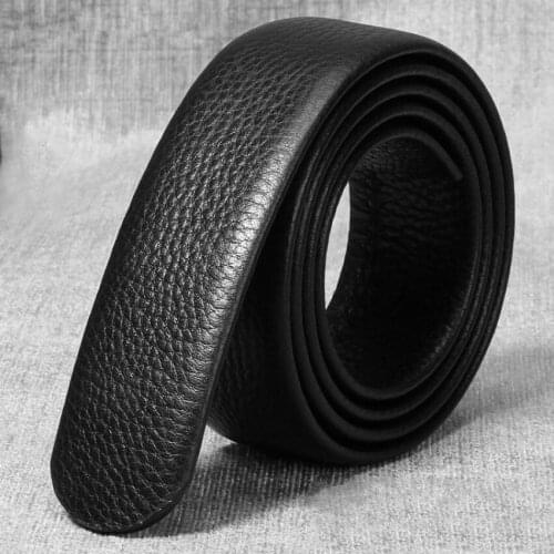 Buckle Free Men Automatic Buckle Leather Belt First Layer Cowskin Quality Assurance Length 110/115/120/125/130cm