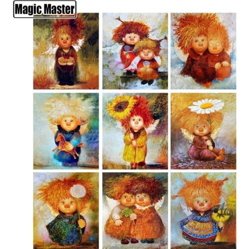 New diy 5d diamond painting cross stitch religion portrait place crystal sets embroidery bead angel stickers handmade