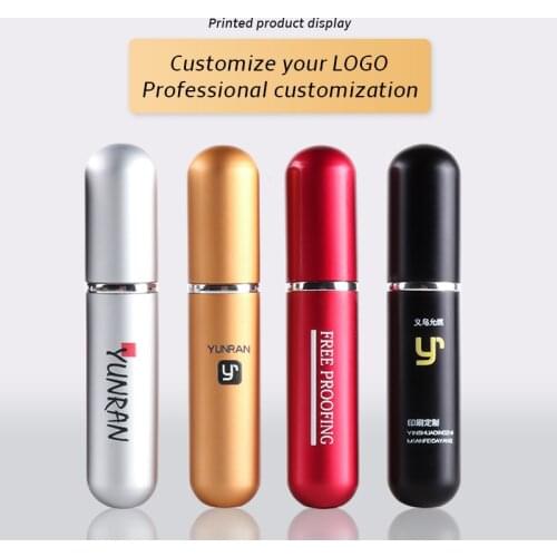 Wholesale 5ml Round Cap Aluminum Perfume Bottle Mini Portable Perfume Bottle Empty For Travel