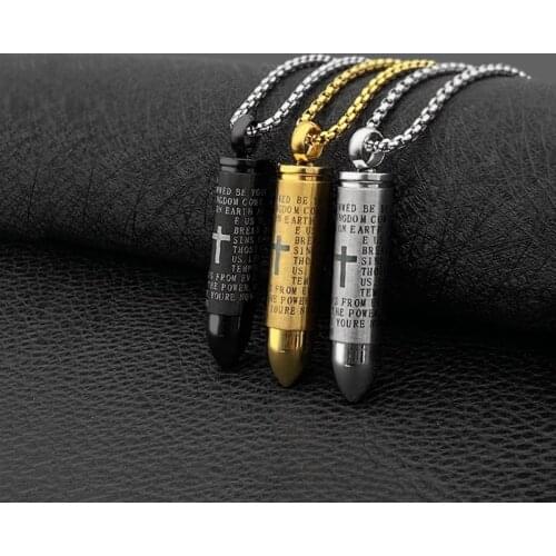 Stainless Steel Wild Necklace Pendant New Products Mens Trendy Simple Jewelry