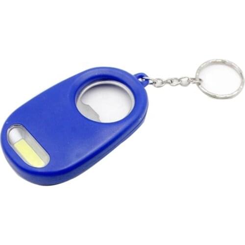 LED bottle opener key ring light