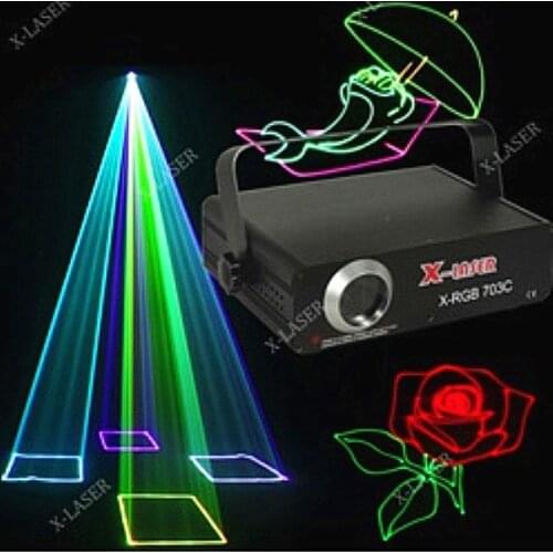 Outdoor 1W RGB Full Color Animation Laser Light suitable for Stage Disco Party Disco DJ