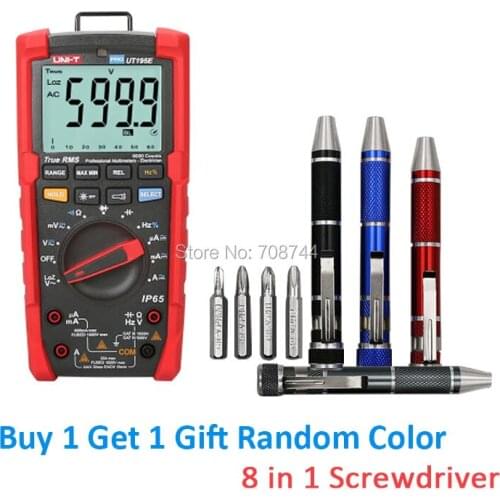 UNI-T UT195E Industrial Waterproof multimeter IP65 True RMS Flashlight Digital Multimeter