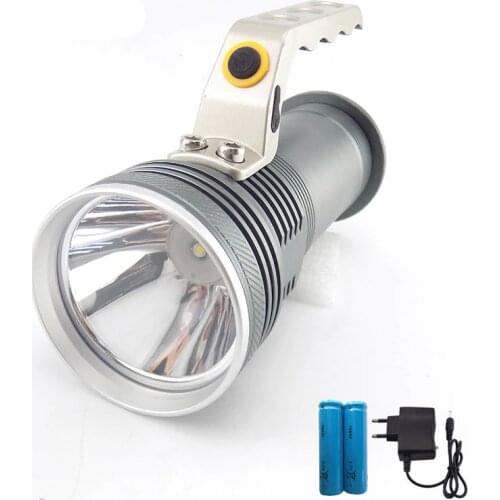 Waterproof XPE Q5 Power Searchlight Flashlight Rechargeable Flash Light Torch Lantern For Hunting 18650 battery Power charger