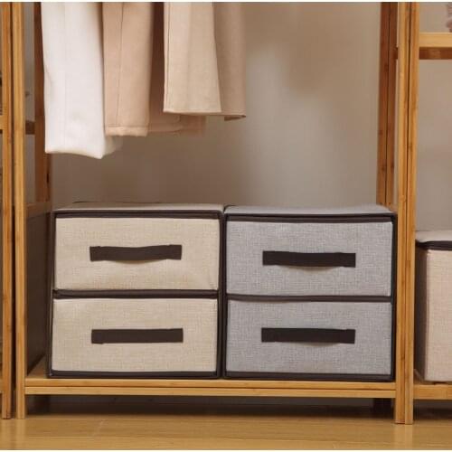 Drawer Style Storage Box Underwear Drawer Organizer Large-capacity Closet Organizer Foldable Home Storage Socks Bra Case