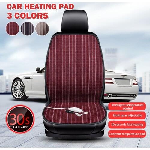 Winter Plush Car Seat Cover Striped Universal Car Seat Cushion Black Premium Luxury Car Interior Fit for Sedan Hatchback SUV MPV